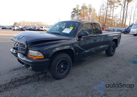 2002 Dodge Dakota Slt из США, поврежденный, VIN 1B7GL42X92S524987